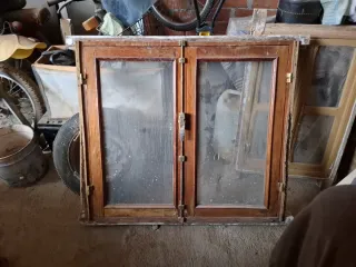 Ventana de madera doble 97x108