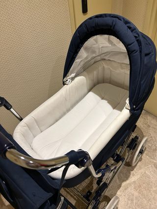 Cochecito Bebé Inglesina Azul Marino, tiene fundas