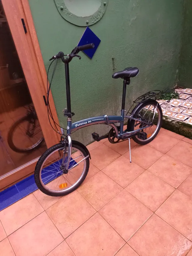 Bici plegable con marchas