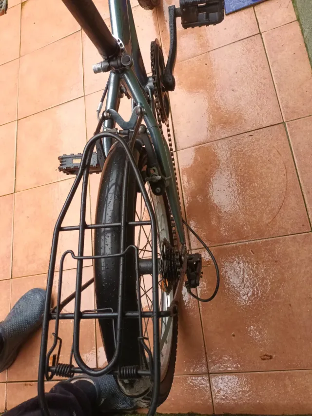 Bici plegable con marchas