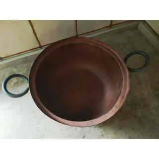 Olla Cobre Asas Hierro