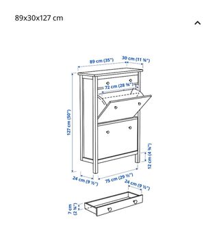 Zapatero Hemnes Ikea Blanco