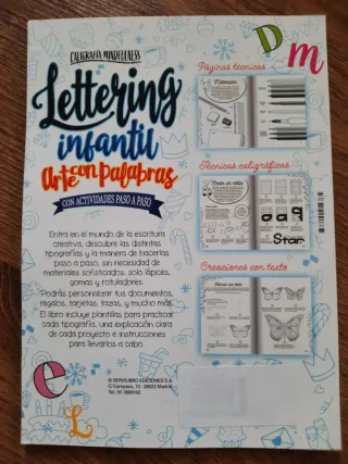 LETTERING INFANTIL ARTE CON PALABRAS CON ACTIVI...