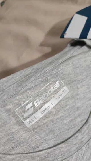 Camiseta Padel Mujer Babolat Gris y Roja