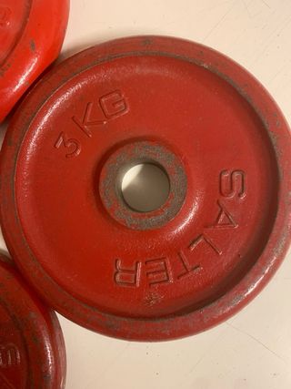 Discos de pesas Salter 2kg y 3kg