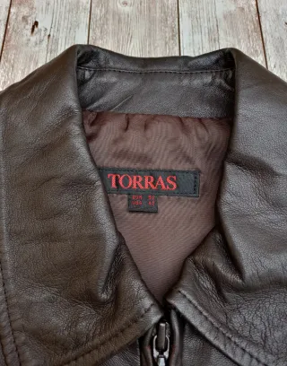Chaqueta de hombre en piel, TORRAS, talla 52.