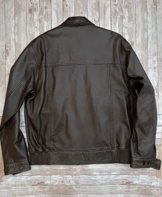 Chaqueta de hombre en piel, TORRAS, talla 52.