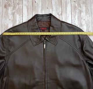 Chaqueta de hombre en piel, TORRAS, talla 52.