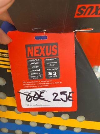 Raqueta de pádel Nexus Golden