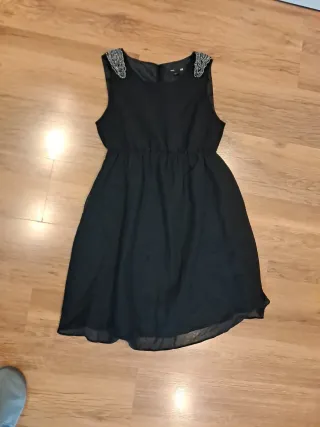 Vestido fiesta premamá talla M negro