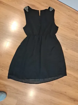 Vestido fiesta premamá talla M negro