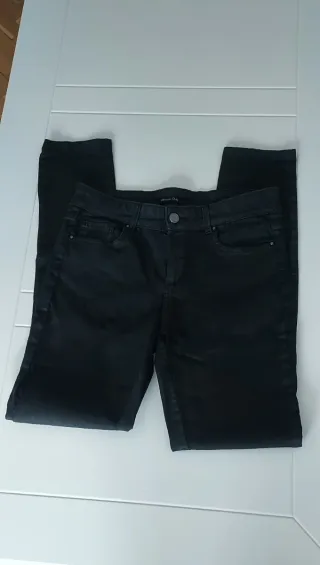 Pantalón Massimo Dutti Negro Talla S
