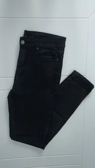 Pantalón Massimo Dutti Negro Talla S
