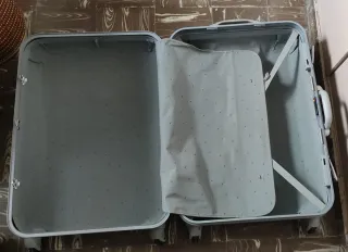 Maleta Delsey Rígida Grande 4 Ruedas Azul 80x60x33