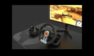 Volante Krom KWHML con pedales PC, PlayStation, PS