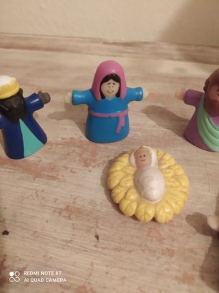 Nacimiento marionetas de dedo