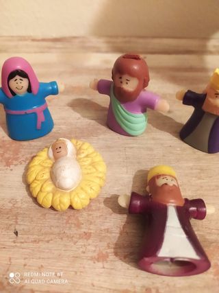 Nacimiento marionetas de dedo