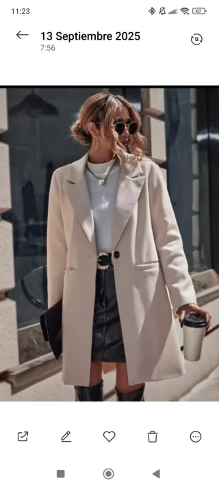 Abrigo Zara Beige precio no negociable