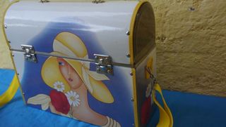 Bolso Maletín Vintage Baganda 35x29x12.5 cm