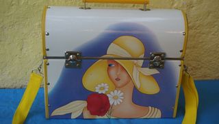 Bolso Maletín Vintage Baganda 35x29x12.5 cm