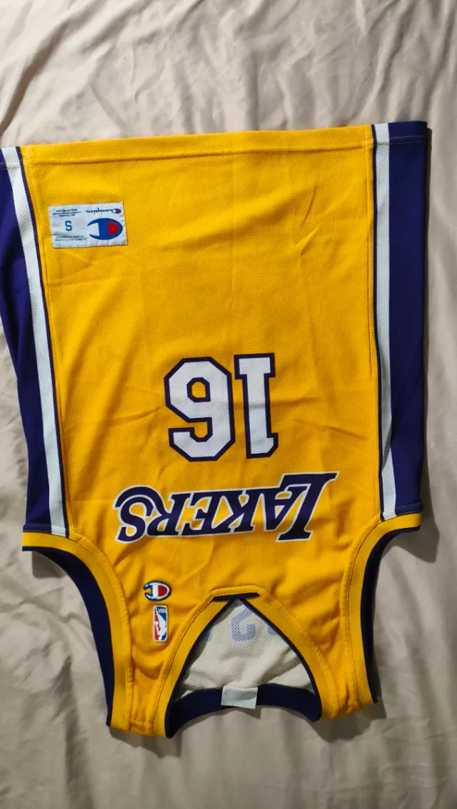 Camiseta Lakers Pau Gasol Talla S Champion