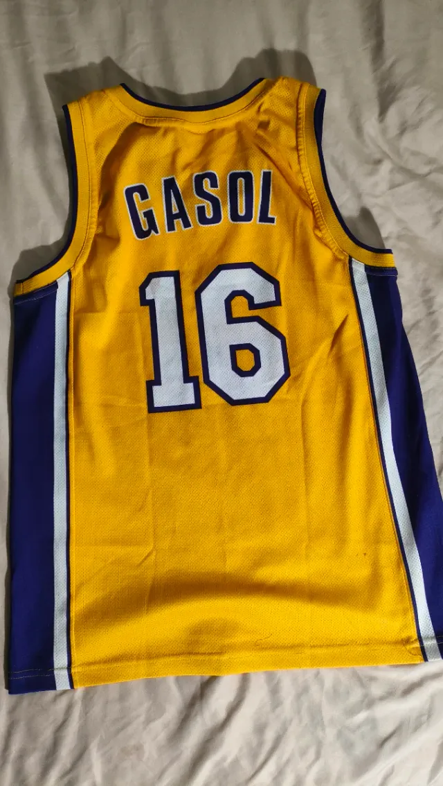 Camiseta Lakers Pau Gasol Talla S Champion