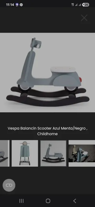 Balancín moto para niños