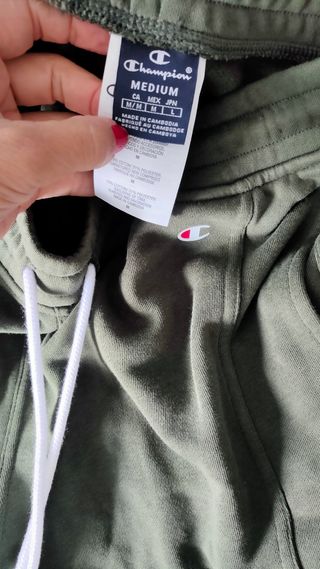 Pantalón chándal Champion Talla M Verde