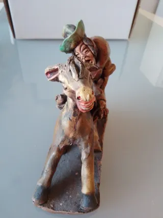 Figura Belén - Hombre  con burro