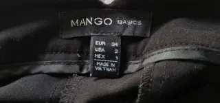 Pantalón de vestir mujer negro