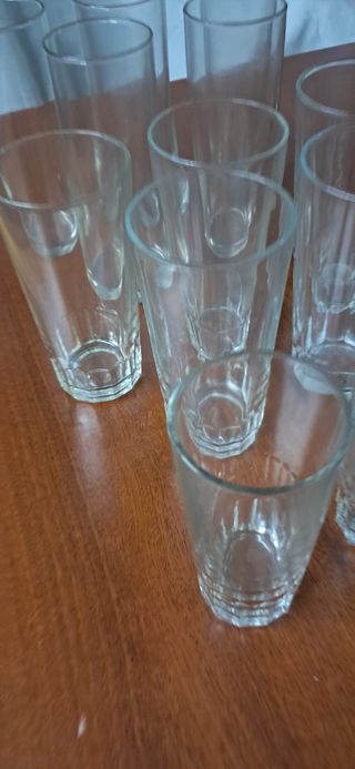 Lote copas y vasos de cristal