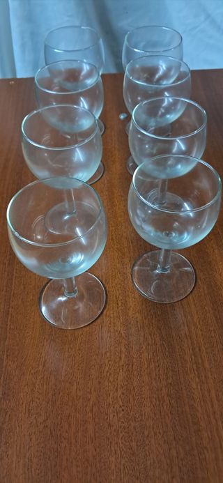 Lote copas y vasos de cristal