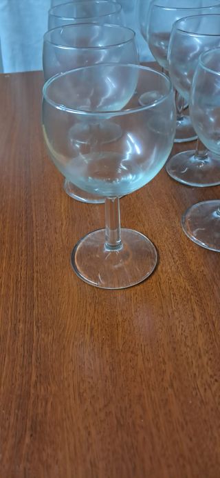 Lote copas y vasos de cristal