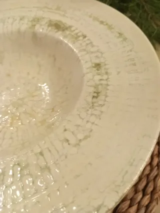 Juego de 4 platos hondos verdes