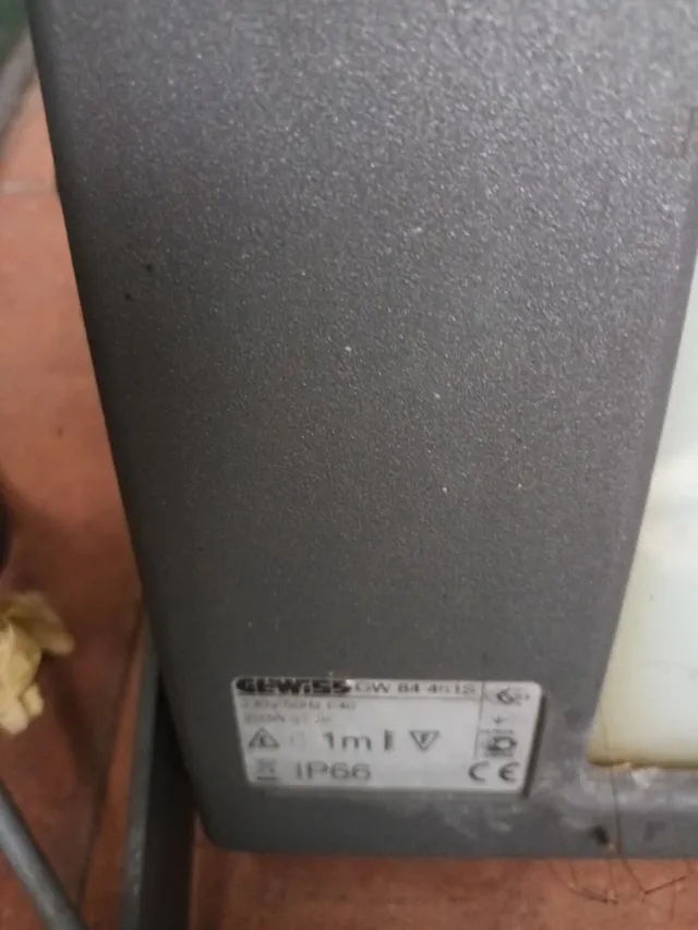 Foco Gewiss funcionando