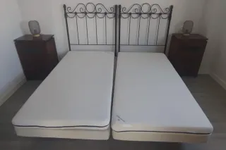 Cama individual IKEA.