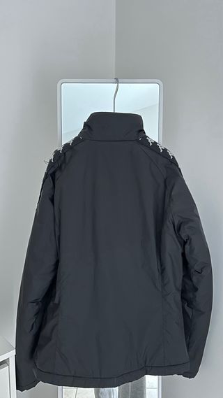 Giacca Kappa nera con banda logo