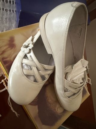 Zapatos niña comunión blancos TALLA 34!!!!