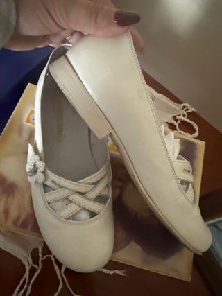 Zapatos niña comunión blancos TALLA 34!!!!