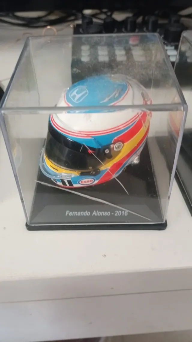 Casco Fernando Alonso 2016 Colecionador