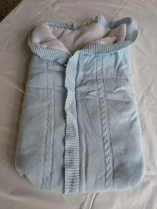 Saco Carrito Bebé Rojos y celeste