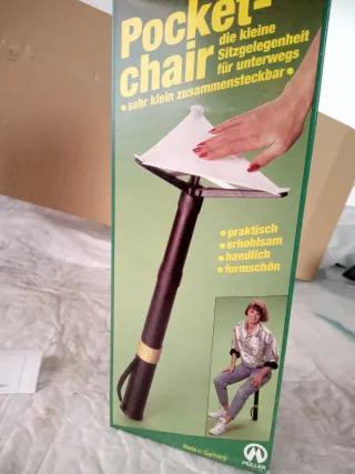 Silla plegable de bolsillo para senderismo