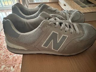 Zapatillas New Balance Beige/Gris