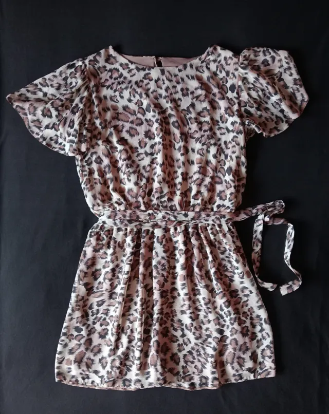 Vestido estampado animal print verano