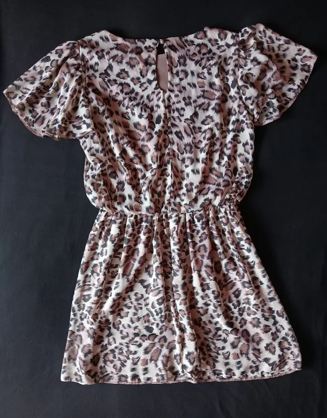 Vestido estampado animal print verano