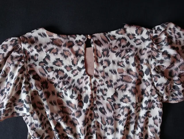 Vestido estampado animal print verano