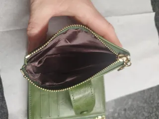 Cartera monedero mujer verde