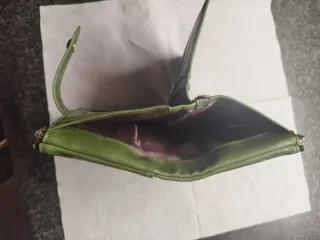 Cartera monedero mujer verde