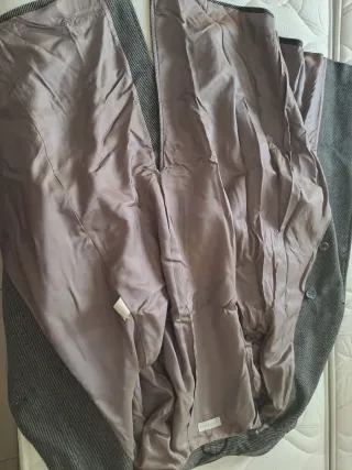 Cappotto vintage made in Italy spina pesce 46