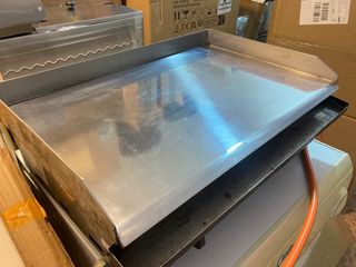 Plancha de gas cromo duro profesional